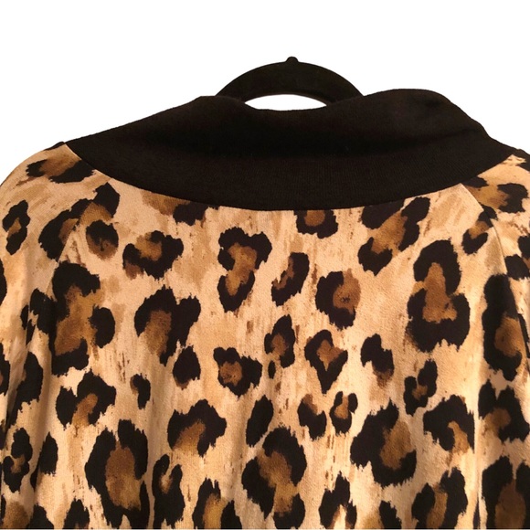 Honeyme Leopard Sweater Cowl Neck XXL NWOT - Picture 6 of 9